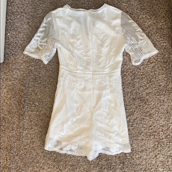 White Lace Romper - Picture 5 of 5